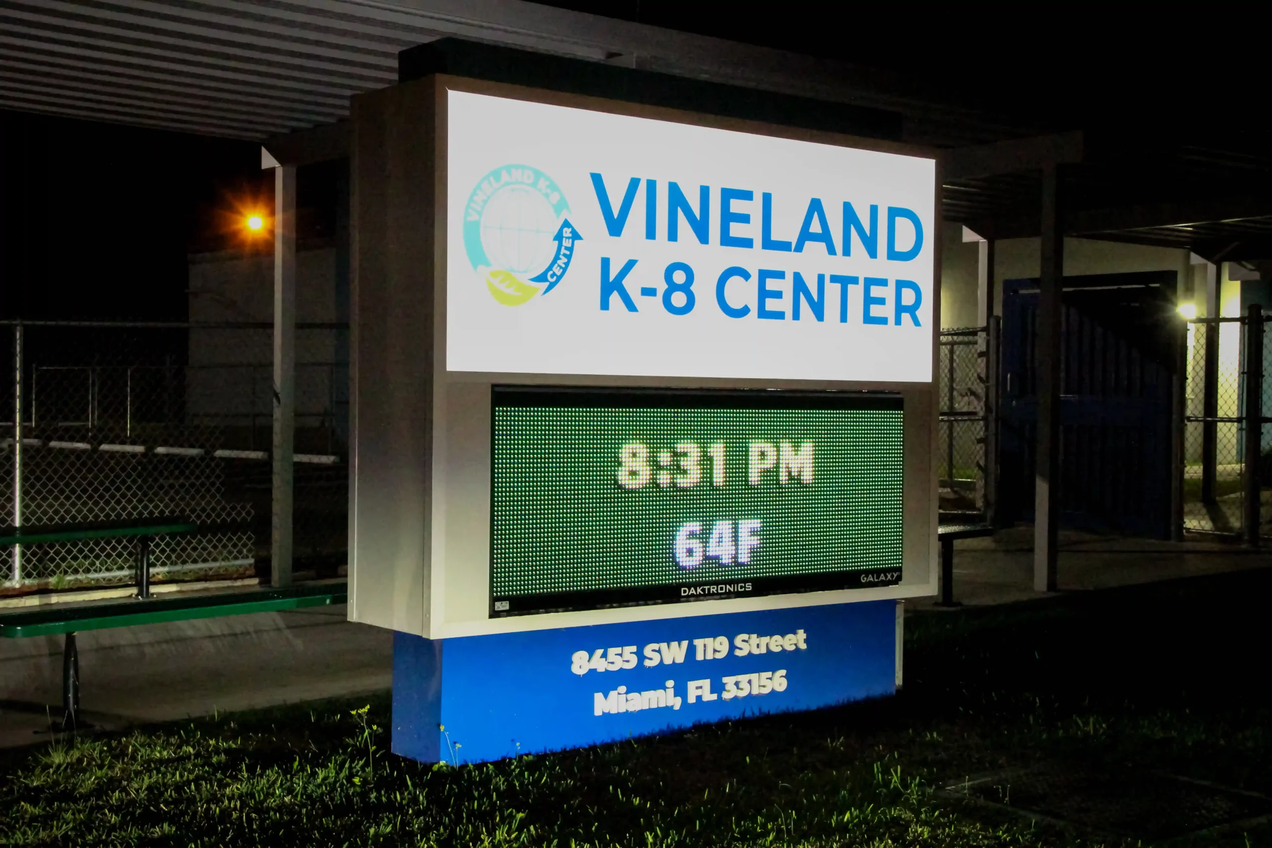 VINELAND K-8 CENTER NIGHT